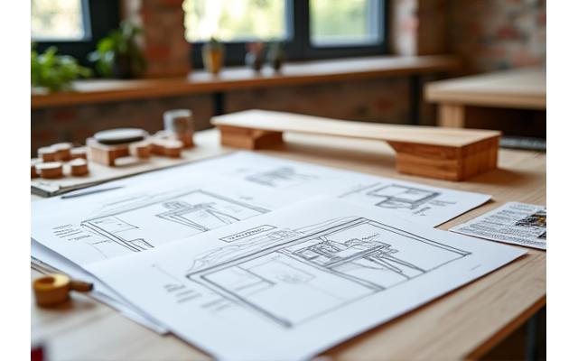 Schetsen en ontwerp van een maatwerk meubelstuk